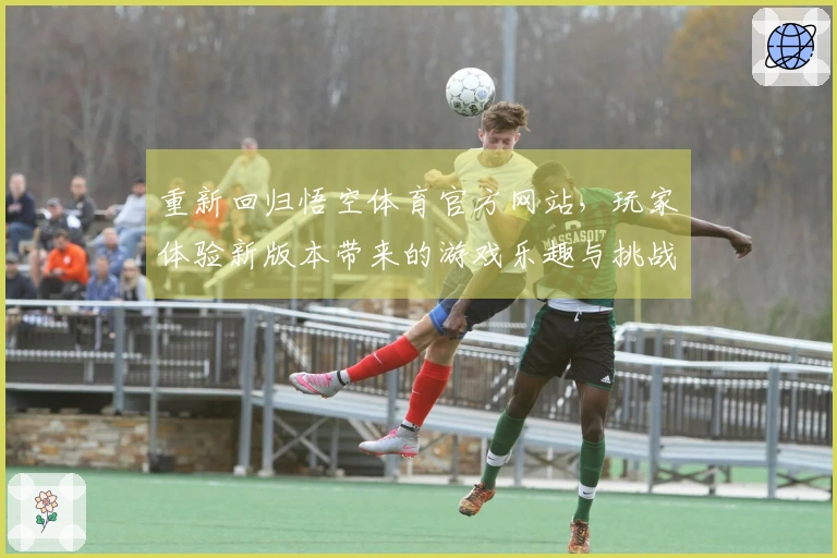重新回归悟空体育官方网站，玩家体验新版本带来的游戏乐趣与挑战